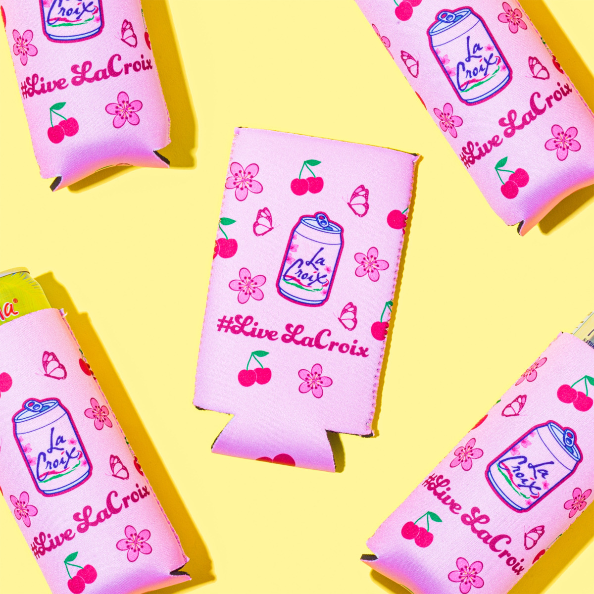 LaCroix Cherry Blossom Koozie Tall